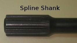 spline shank